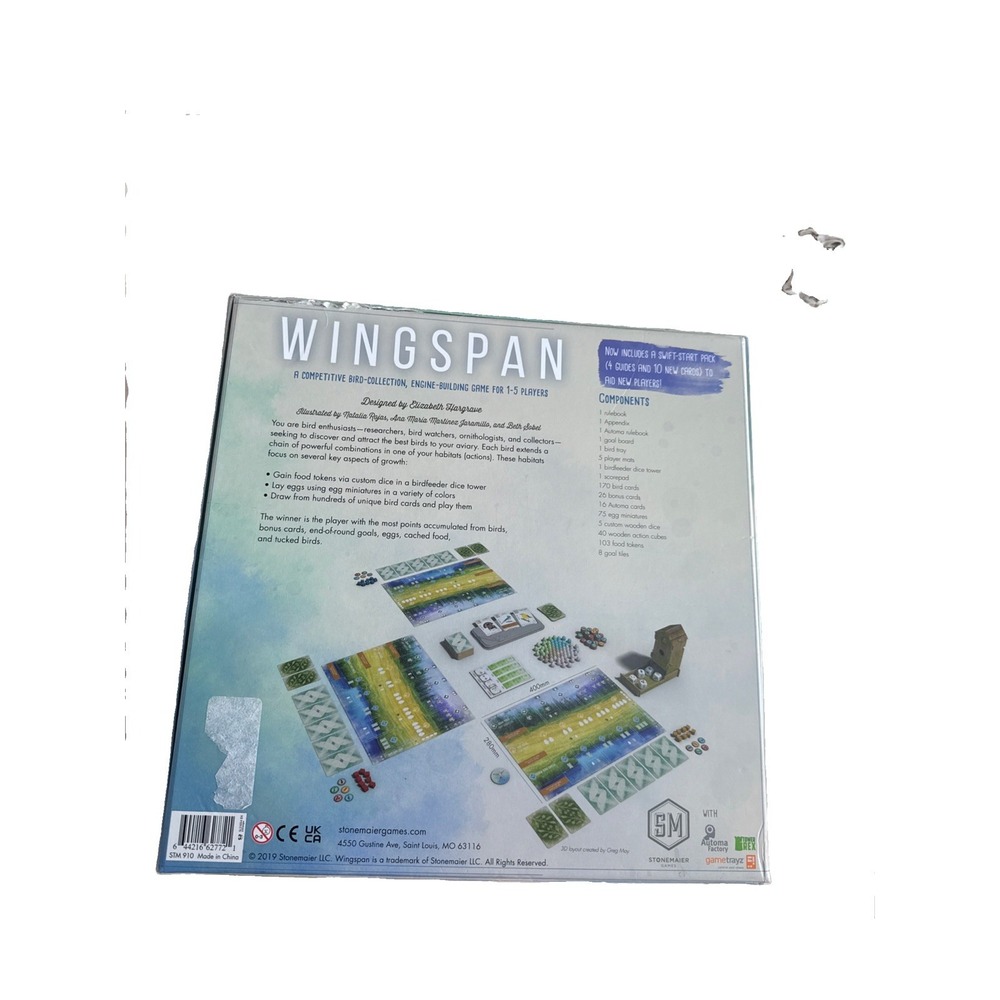 Wingspan 2nd Edition Stonemaier Games Board Game Complete - Picture 8 of 8